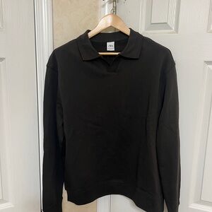 Zara Brown Polo Sweatshirt